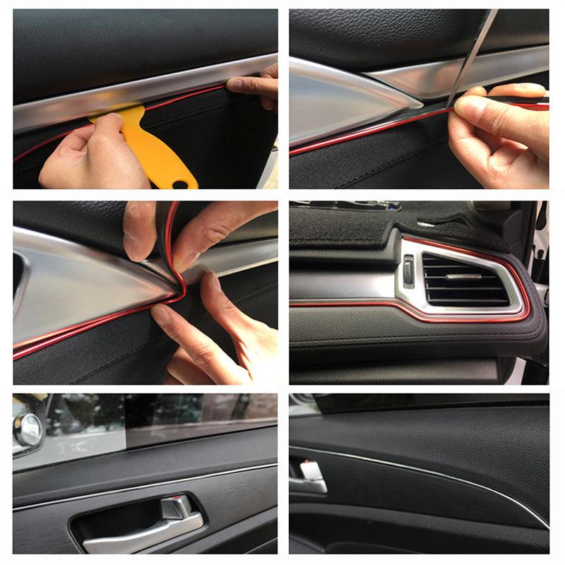 5M Car Interior Trim Strip with Scraper