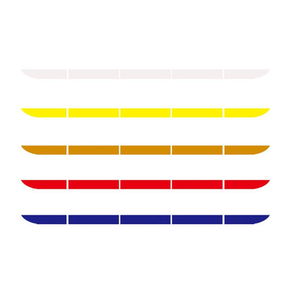 5pcs/set Car Reflectance Reflector Sticker Auto Strong Reflective Stickers  Car Body Trunk Exterior Auto Accessories Reflective Tape Reflex Reflective Stickers Car Trunk Reflective Stickers Night Visibility Reflective Decal Waterproof Exterior Warning