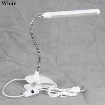 5V USB Led Desk Lamp With Clip Flexible Table Lamp 13Leds For Bedside Book Reading Study Office Work Children Night Light Decorative Table Lamp Cute Study Lamps for Bedroom Décor