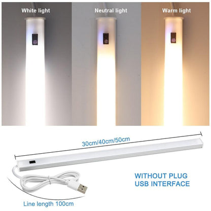 5V USB LED Strip Desk Lamp Hand Sweep Switch Motion Sensor Lamp Table Lamp Children Study Room LED Under Cabinet Kitchen Lights Decorative Table Lamp Cute Study Lamps for Bedroom Décor