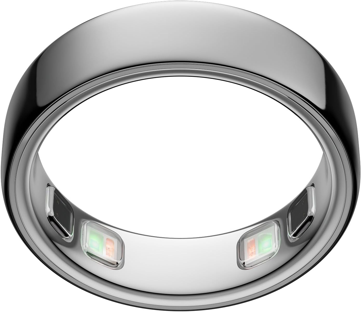 Oura Ring 5 - Silver - Size 8 - World’s Smallest Smart Ring - Sleep, Activity, Women’s Health, AI Advisor, 1 Week of Battery Life, Size Before You Buy, Android & iOS Compatible