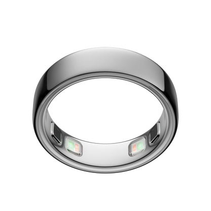 Oura Ring 5 - Silver - Size 8 - World’s Smallest Smart Ring - Sleep, Activity, Women’s Health, AI Advisor, 1 Week of Battery Life, Size Before You Buy, Android & iOS Compatible