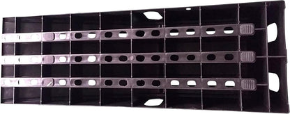 Ironton Poly Car Ramp Set, 12,000-Lb. GVW, 35.5in.L x 12in.W, 2-Pc. | High-impact construction, 6, 000-lb. capacity per ramp, Non-skid tread, Rubber feet, Fits cars/SUVs/trucks/vans