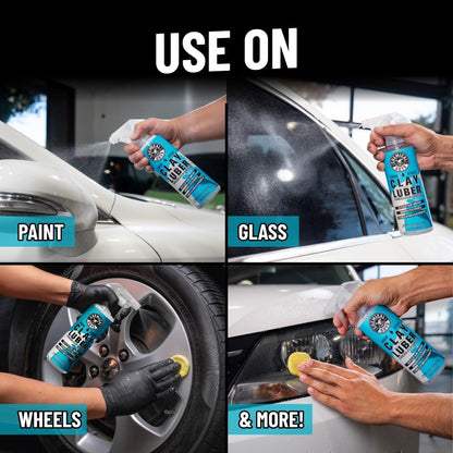 Chemical Guys, Complete Clay Bar Kit, Paint Restoration System for Cars | Clay bar and lubricant lift bonded grime, overspray and fallout, prepping smooth paint for wax, sealant or coating