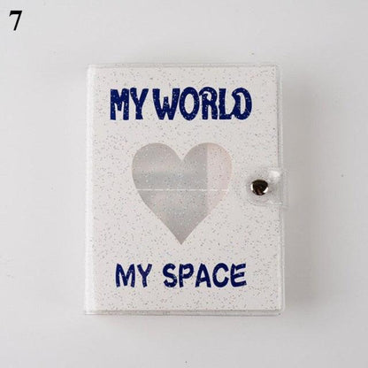 64 Pockets 3 Inches Photo Album Card Holder Receipt Storage Hollow Love Heart Photo Holder Business Card Bag Kpop Photocard Holder Book Polaroid Book Album Gifts For Valentines Day