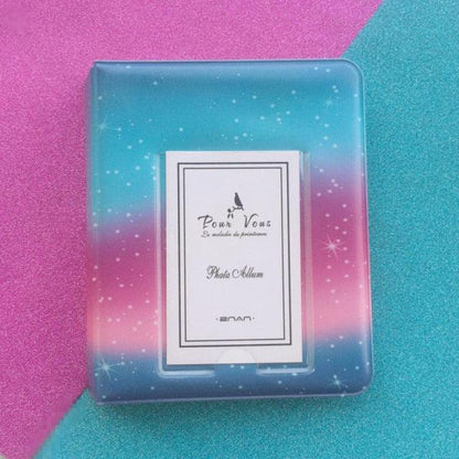64 Pockets Mini Instant Polaroid Photo Album Picture Case for Mini Film 7s 8 25 50s 90 Mini Polaroid Album Refillable Notebook Photo Album Valentines Day Gift Anniversary Gift