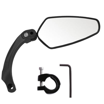 Bicycle Rear View Mirror Bike Cycling Clear Wide Range Back Sight Reflector Adjustable Left Right Mirror Accessories New Bike Mirror Blast resistant Adjustable Bike Rearview Mirror With Large Lens Bicycle Mirrors For Handlebars