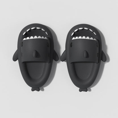 New Summer Slippers Lovely Shark Shape Slides Outdoor Women Shoes Kids Children Flip Flops Lightweight Open Toe Beach Pool Slides Sandals Shark Shower Slipper Toddler Non-Slip Summer Slippers Water Shoes