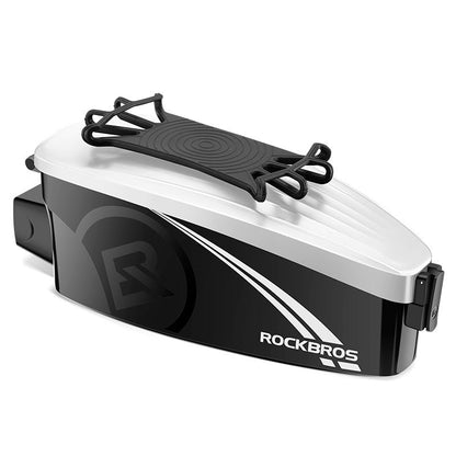 Rainproof Bike Bag For 4-6.5' Front Phone Bag Special PC Hard Shell With Free Rain Cover Motorcycle Bike Accessories  Bike Phone Bag Bike Pouch Top Tube Bag Bicycle Front Frame Bag Waterproof Bike Accessories Bag Phone Holder Compatible With Smartphones