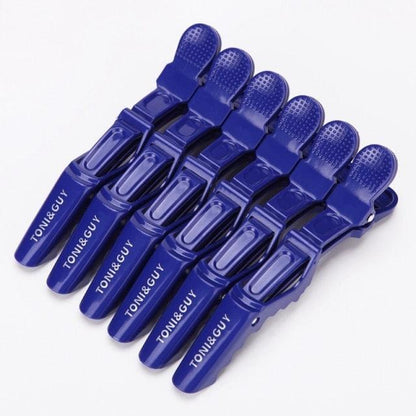 6pcs/lot Plastic Hair Clip Hairdressing Clamps Claw Section Alligator Clips Barber For Salon Styling Hair Accessories Easy To Carry And Use Hair Styling Tools For Women