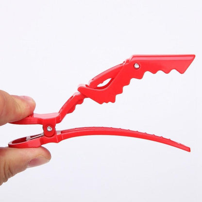 6pcs/lot Plastic Hair Clip Hairdressing Clamps Claw Section Alligator Clips Barber For Salon Styling Hair Accessories Easy To Carry And Use Hair Styling Tools For Women