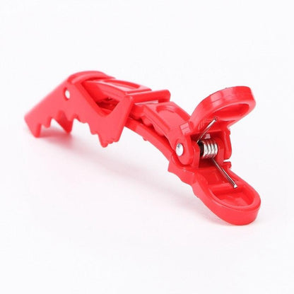 6pcs/lot Plastic Hair Clip Hairdressing Clamps Claw Section Alligator Clips Barber For Salon Styling Hair Accessories Easy To Carry And Use Hair Styling Tools For Women