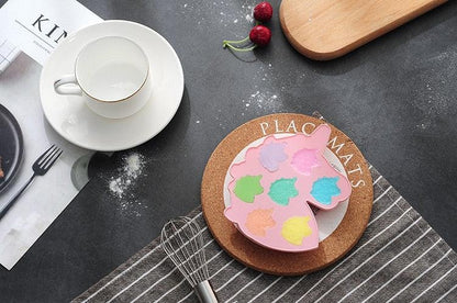 7 Cells Cute Unicorn Silicone Cake Molds No Smell Food Grade Material For Candle, Fondant, Biscuit, Dessert, Chocolate Molds Mini Unicorn Head Ice Cube Tray, Unicorn Silicone Molds Set For Chocolate Candy Cake Cupcake Soap Baking