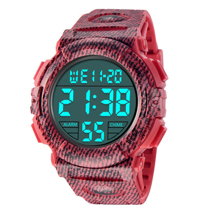 L LAVAREDO Mens Digital Watch Sports Military Watches Waterproof Outdoor Chronograph Wrist Watches for Men with LED Back Ligh/Alarm/Date