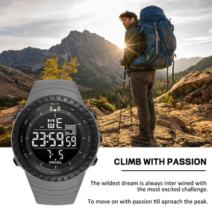 L LAVAREDO Mens Digital Watch Sports Military Watches Waterproof Outdoor Chronograph Wrist Watches for Men with LED Back Ligh/Alarm/Date
