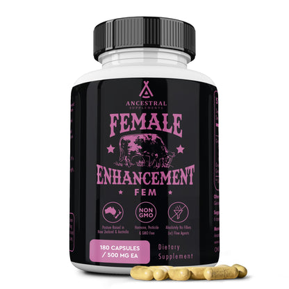Ancestral Supplements Beef Liver Support Capsules, Iron & Energy, 180 Ct | Freeze-dried, Non-GMO Liver Rich in Heme Iron, Vitamin A & B12; Grass-fed, Desiccated, Vital Liver Support, Natural Liver