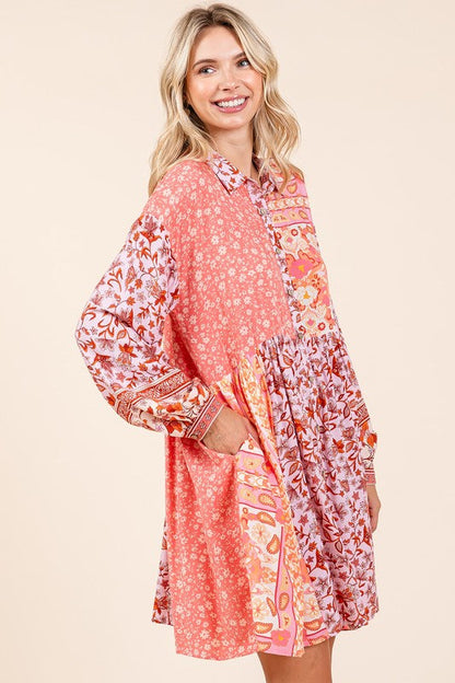 New Summer Floral Tie Waist Flutter Sleeve Tiered Dress – Feminine, Elegant, Cheerful, Bohemian Chic, Flowy & Graceful, Lightweight Rayon-Linen Blend Dress