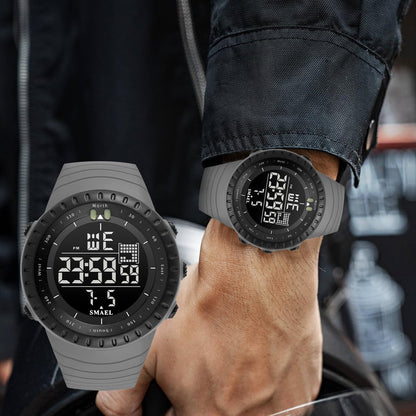 L LAVAREDO Mens Digital Watch Sports Military Watches Waterproof Outdoor Chronograph Wrist Watches for Men with LED Back Ligh/Alarm/Date