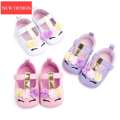 Baby Girls Flower Spring Autumn Luxury Leather Soft Sole Shoes High Quality Breathable And Flexible Baby Girl Shoe