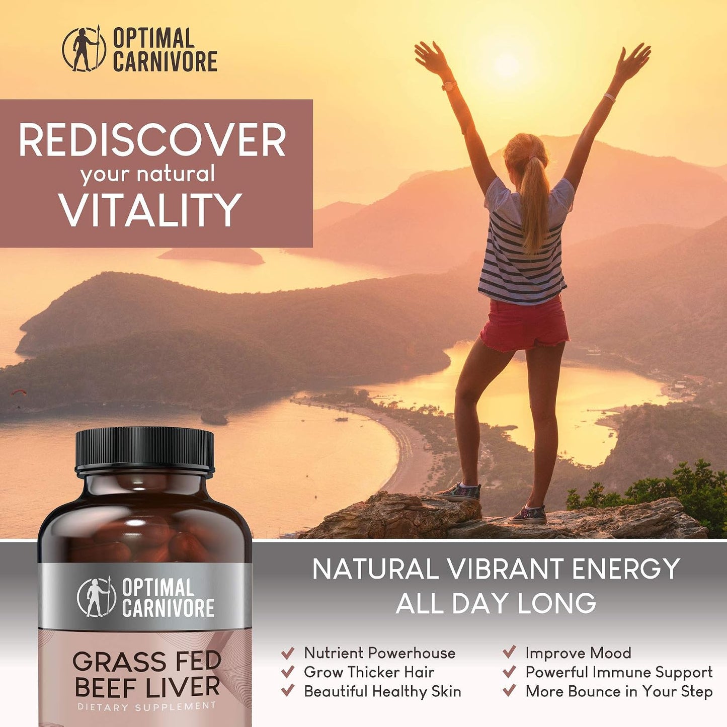 Beef Organ Supplement for Women | Supports Hormone Balance | Ovary, Uterus & Reproductive Nourishment + Liver, Kidney & Heart for Cycle Harmony, Mood Ease & Feminine Energy | 90 Day Supply