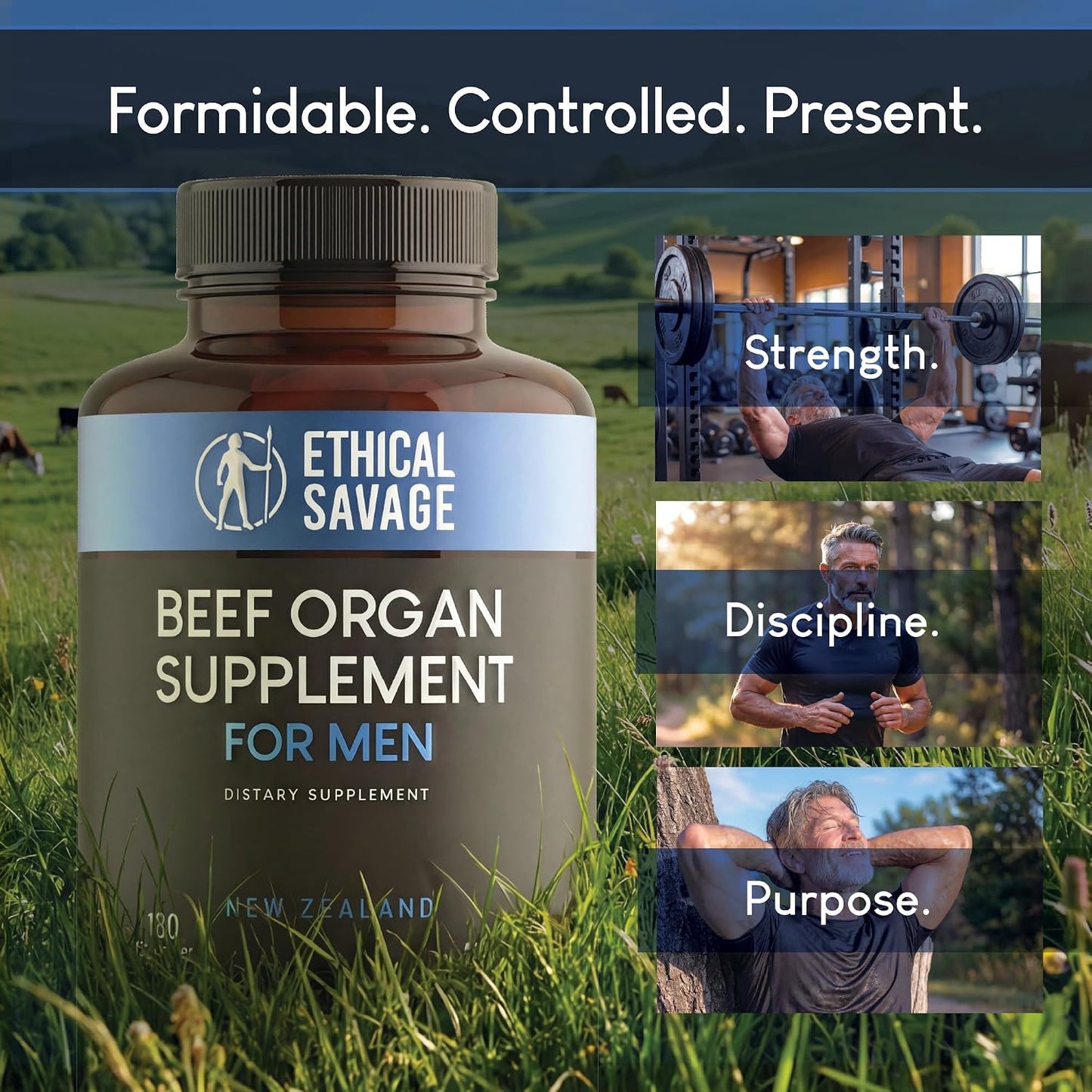 Beef Organ Supplement for Women | Supports Hormone Balance | Ovary, Uterus & Reproductive Nourishment + Liver, Kidney & Heart for Cycle Harmony, Mood Ease & Feminine Energy | 90 Day Supply