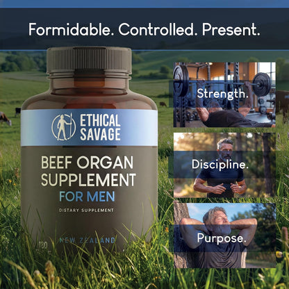 Beef Organ Supplement for Women | Supports Hormone Balance | Ovary, Uterus & Reproductive Nourishment + Liver, Kidney & Heart for Cycle Harmony, Mood Ease & Feminine Energy | 90 Day Supply