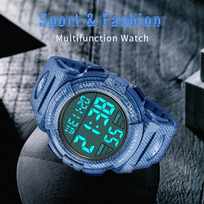 L LAVAREDO Mens Digital Watch Sports Military Watches Waterproof Outdoor Chronograph Wrist Watches for Men with LED Back Ligh/Alarm/Date