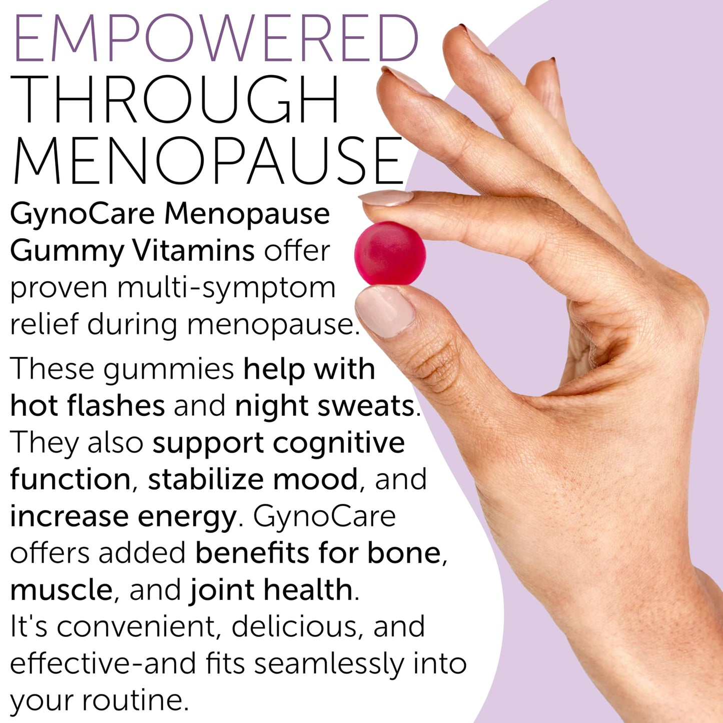 Perimenopause Supplements Women | Premenopausal Gummy Vitamins | Relief for Hormonal Balance & Mood Swings | Supports Menstrual Cycle Regulation | 60 Vegan Gummies