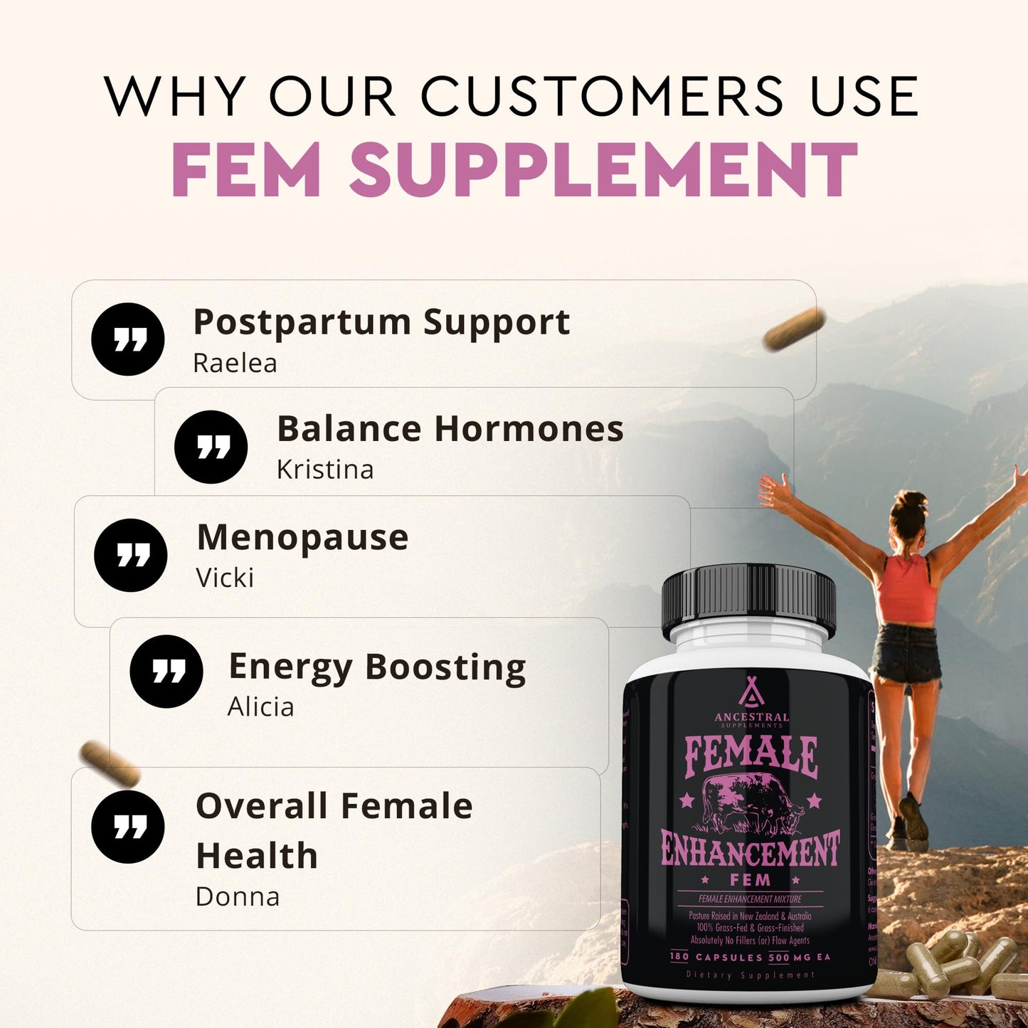 Ancestral Supplements Beef Liver Support Capsules, Iron & Energy, 180 Ct | Freeze-dried, Non-GMO Liver Rich in Heme Iron, Vitamin A & B12; Grass-fed, Desiccated, Vital Liver Support, Natural Liver