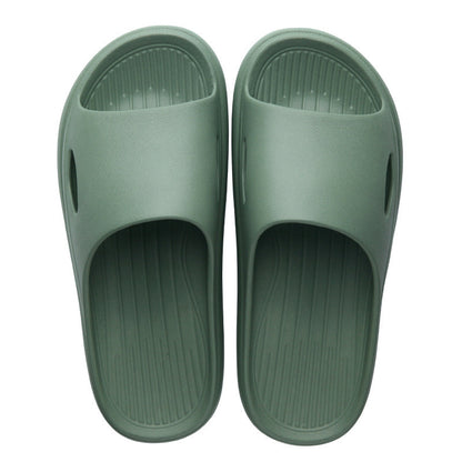 Women Summer Slippers Beach Slide Sandals Flip Flops Non-slip Soft Sole Men Couple Casual Shoes Non-Slip Quick Drying Slipper For Women Men Thick Sole Indoor Home Spa Open Toe Sandals