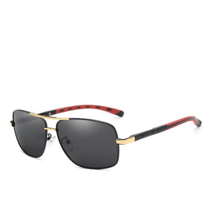 Brand Designer Men's Aluminum Magnesium Sun Glasses Polarized Mirror Lens Male Eyewear Sunglasses For Men
