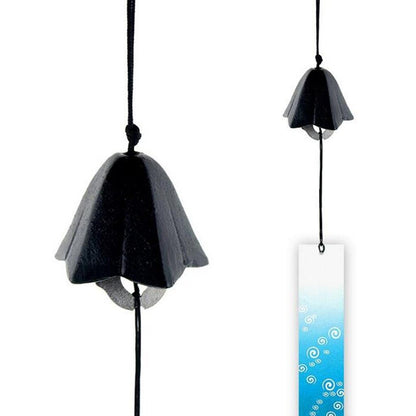 8Pieces Traditional Japanese Furin Temple Wind Chime Nambu Cast Iron Iwachu Bells  Iron Bell Wind Chimes Patio Garden Yard Home Room Decoration Celebrations