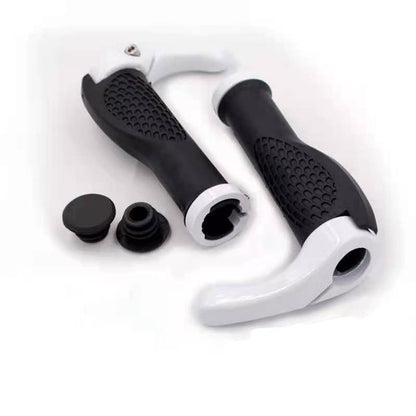 Bicycle Grip Handlebar End Cap Aluminium Alloy Lock Mountain Handle Bar Grip Bike Anti-Skid Rubber Bicycle Skid-Proof Grips New Generation Bike Handlebar Grip Soft Gel Inserts Shock Resistance Ergonomics Comfort Design