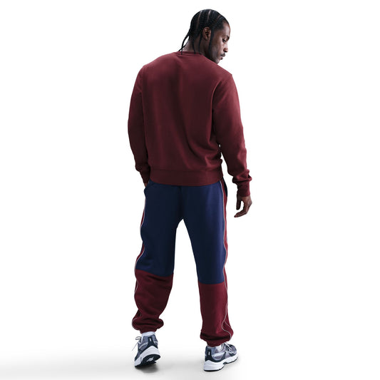 Nike Mens Club Fleece Crewneck - Dark Team Red