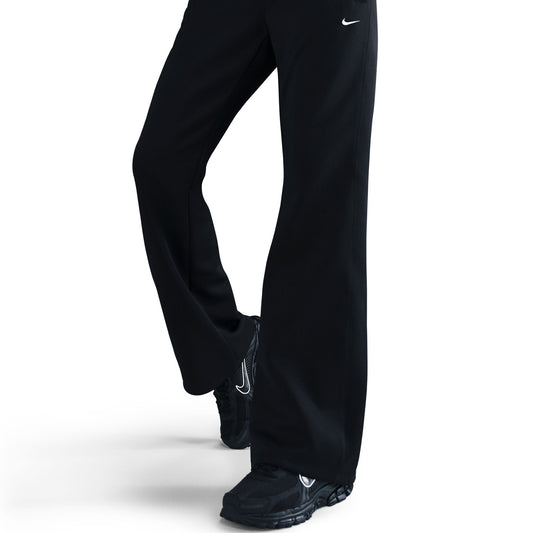 Nike Womens Mid Rise Slim Knit Trousers - Black