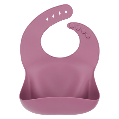 Solid Silicone Bibs Baby Feeding Saliva Towel Waterproof Soft Cloths Bandana Lightweight Infant Bibs