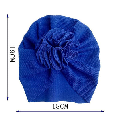 Elegant Flower Baby Hat Toddler Turban Head wraps Kids Bonnet Hat Newborn Baby Hat For Baby Girls