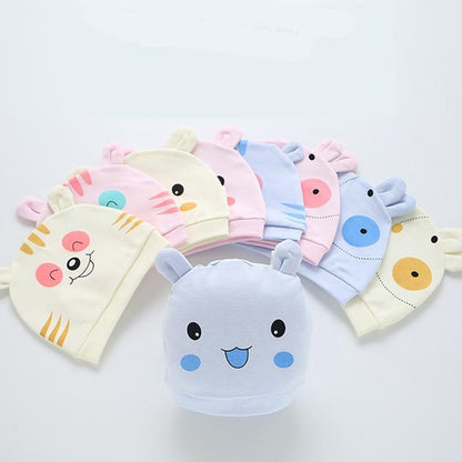 New Baby Sleeping Hat Unisex Modern  Patterns Soft Cute Baby Cap Toddler Infant Cap For Baby Boys and Kids