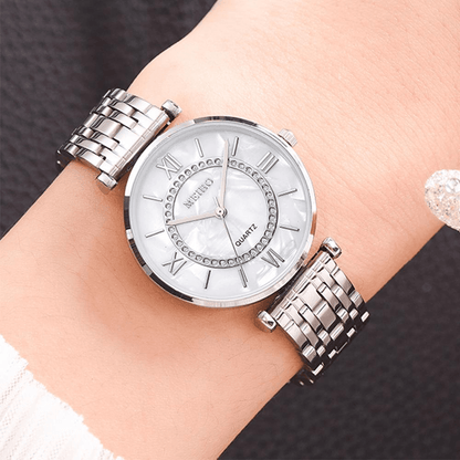 New Luxury Crystal Women Bracelet Watches Top Brand Fashion Diamond Ladies Quartz Watch Steel Female Wristwatch For Women and Girls