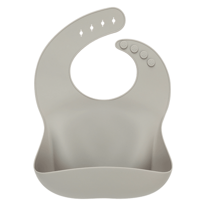 Solid Silicone Bibs Baby Feeding Saliva Towel Waterproof Soft Cloths Bandana Lightweight Infant Bibs