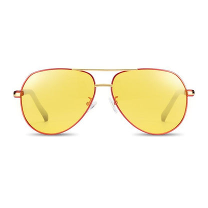 Luxury Elegent Original Night Vision Glasses Luxury Brand Night Driving Glasses For Women and Men With UV400 Protection