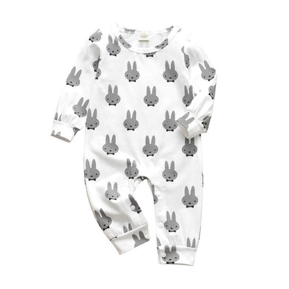 Newborn Baby Rompers Pajama Cotton Cute Letter I Love Daddy and Mummy Long Sleeve rompers Clothes For Baby Kids