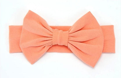 Headband Knitted Cotton Children Girls Elastic Bow Hair Bands Turban for girl Headbands