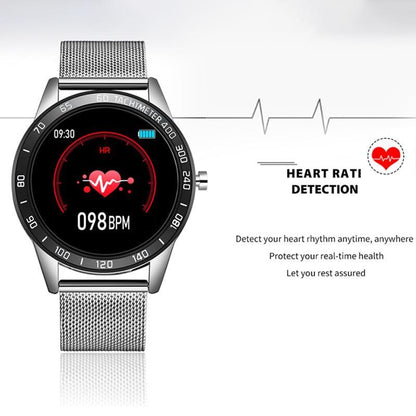 Modern Luxury New Smart Watch For Men and Women LED Color Screen And With Heart Rate Blood Pressure Tracker With  Multi-Function Mode Sport Smartwatch fitness Tracker