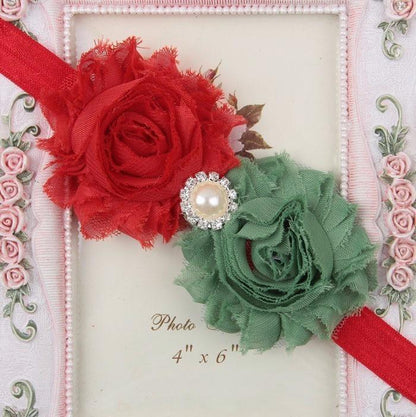 Handmade Flower Newborn Headwear Head Wrap Band Hairband Gift Toddlers For Baby Girls