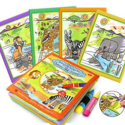 Coolplay  Magic Water Drawing Book Coloring Book Painting Board Doodle Book in Drawing Toys Educational Toys