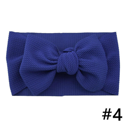 Baby Girls Headband Big Bow Hair Band Kids Adjustable Head Wrap Turban Infant Hair Accessories