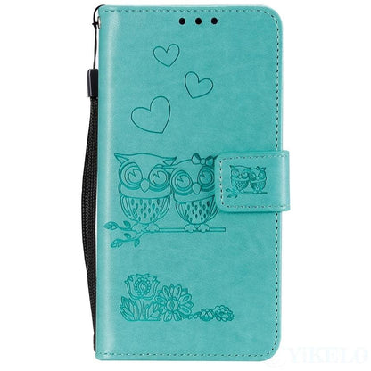 Love Couple Leather Case For iPhone 12 11 Pro  mini Phone Flip Wallet Soft Cover Shockproof Floral Cute Modern Leather Wallet Phone Case For iPhone