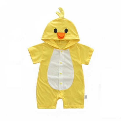 Infant Jumpsuit Summer Romper Cartoon Animal Print Girl  and Boy Cotton Suit Newborn Romper Design