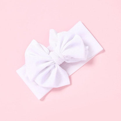 Baby Headband Big Bowknot Baby Girl Bright Colors Headband For Newborn Bow Hair Band Children Head Wrap Hair Accessories